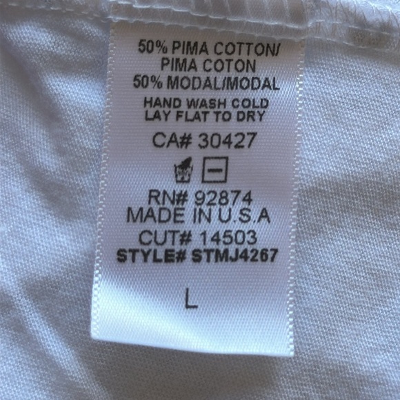 Splendid white racerback tank top with shiny silver squares, size L - Picture 6 of 6